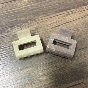 Iridescent Hair Claw Clip Set